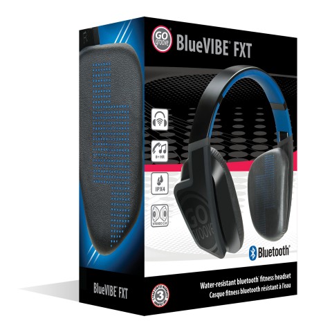 GOgroove BlueVIBE FXT Bluetooth Headphones with IPX4 Water